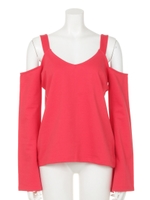 【ANAP】オープンショルダートップス/ピンク(008)