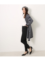 【AZUL BY MOUSSY】Knit トッパーカーデ/柄NVY