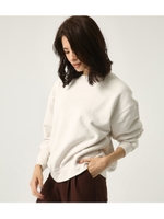 【AZUL BY MOUSSY】クルーネックスウェットプルオーバー/O/WHT