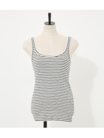 【AZUL BY MOUSSY】スーピマCモダールベーシックタンクトップ/柄WHT