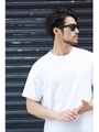 【AZUL BY MOUSSY】タックリブフライスクルーネック半袖プルオーバー/WHT
