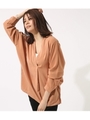 【AZUL BY MOUSSY】ドロップショルダースキッパーブラウス/ORG