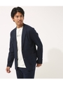 【AZUL BY MOUSSY】リネンレーヨンストレッチテーラードジャケット/NVY