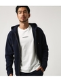 【AZUL BY MOUSSY】度詰モールニットZIPパーカー/NVY