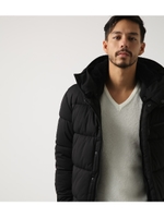 【AZUL BY MOUSSY】杢ストレッチ中綿ブルゾン/BLK