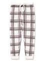 【GELATO PIQUE HOMME】'パウダー'チェックロングパンツ/GRY