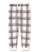 【GELATO PIQUE HOMME】'パウダー'チェックロングパンツ/GRY