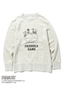 【PEANUTS】HOMMEスウェットプルオーバー/GRY