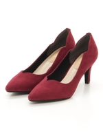 【Rew de Rew】ハートカッティングパンプス（8R18-PA4757）/ワイン
