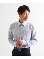 【SUPER DRY】マイクロチェックシャツ/ブルー(292)