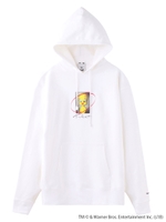 【WEB限定】X-GIRL X LOONEY TUNES TWEETY SWEAT HOODIE/ホワイト