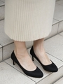 【WEB限定】カラーベーシックパンプス/ブラック
