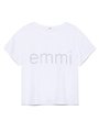 【emmi yoga】アクティブロゴT/WHT