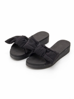 【wee willie】リボン付シャワーサンダル/ブラック