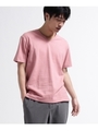 【汗染み防止・抗菌防臭】VネックTシャツ/ピンク系(070)
