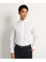 【洗える】THOMAS MASON ポプリンドレスシャツ/ホワイト(001)