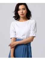 【洗える】イレギュラーカフスプルオーバー/グレー(010)