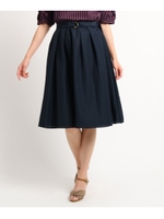 【洗える】リバーシブルスカート/ネイビー(093)