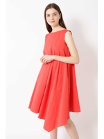 ◆シンシアアシンメトリーワンピース/RED(100)