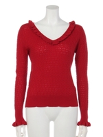 アイレットミニケーブルプルオーバー/レッド