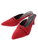 アシンメトリーミュール/ボルドー