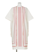 インバーテッドプリーツワンピース/PINK