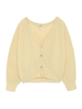 ウールカシミアニットカーディガン/YEL