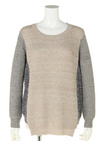 カラーブロックニット