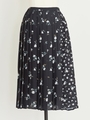 オリジナルミックスフラワー柄スカート/黒