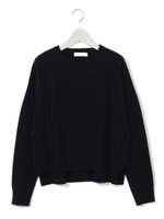 カラーワイドニットトップス/NAVY