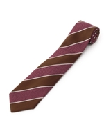 ギシャ太ストライプ/ダークブラウン(343)