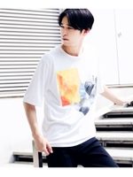 グラフィックプリントTシャツ/ホワイト(001)