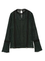ケミカルレースブラウス/GRN
