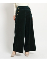 コーデュロイワイドパンツ/モスグリーン(024)