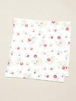 [ベビー]コットンガーゼオリジナルプリントおくるみ/レッド