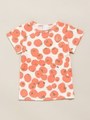 トマトプリント半袖Tシャツ/レッド