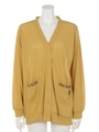 コビニャーミドルカーディガン/イエロー