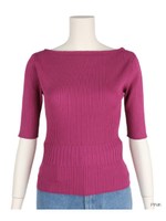 コンパクトニットプルオーバー/PINK