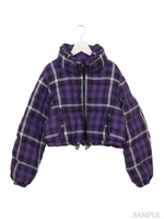 ショートリバーシブルダウン/パープル