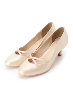 シルキーラメパンプス/ベージュ(051)