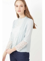 シンディレースコンビブラウス/MINT(130)