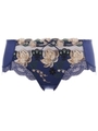 ジュエリング　ロータスフラワーレース ボーイレングスショーツ0034/ブルー