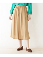 ジョーゼットガウチョパンツ/ベージュ(052)