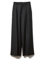 セミワイドパンツ/ブラック