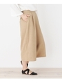 タック入りヴィンテージスカーチョ/ライトベージュ(051)