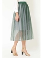ダイヤモンドチュールスカート/GREEN(140)