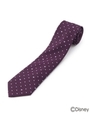 ドット（ミッキーマウス）ネクタイ/ワインレッド(863)
