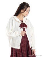 ドルマンスリーブカーデ/ホワイト