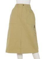 ナイスビューストレートスカート/ベージュ
