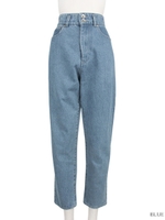 ハイウエストデニム/BLUE